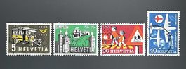 1956 Werbe- / Gedenkmarken ʘ 324, 325, 326, 327