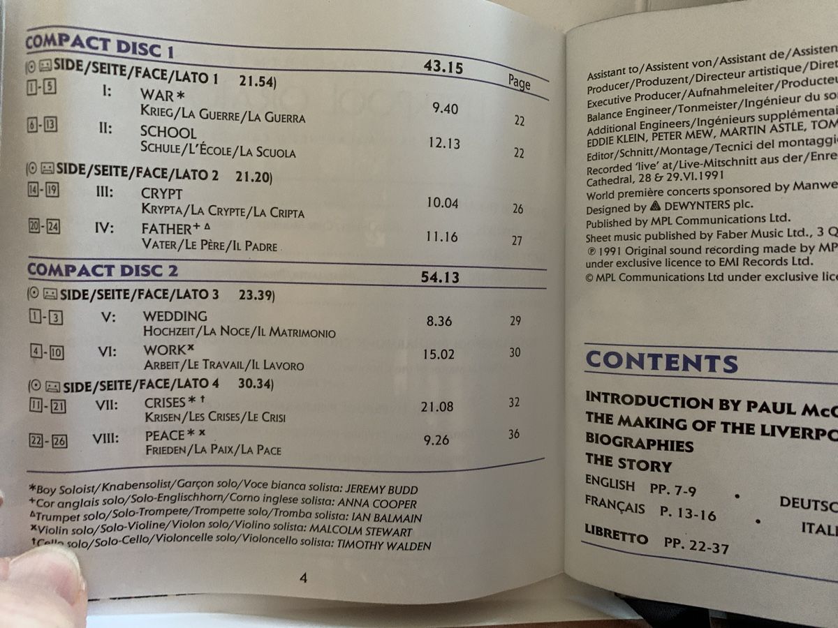 Musicassette: Liverpool Oratorio – Usato da Zürich venduto da MeineBilderkiste 4