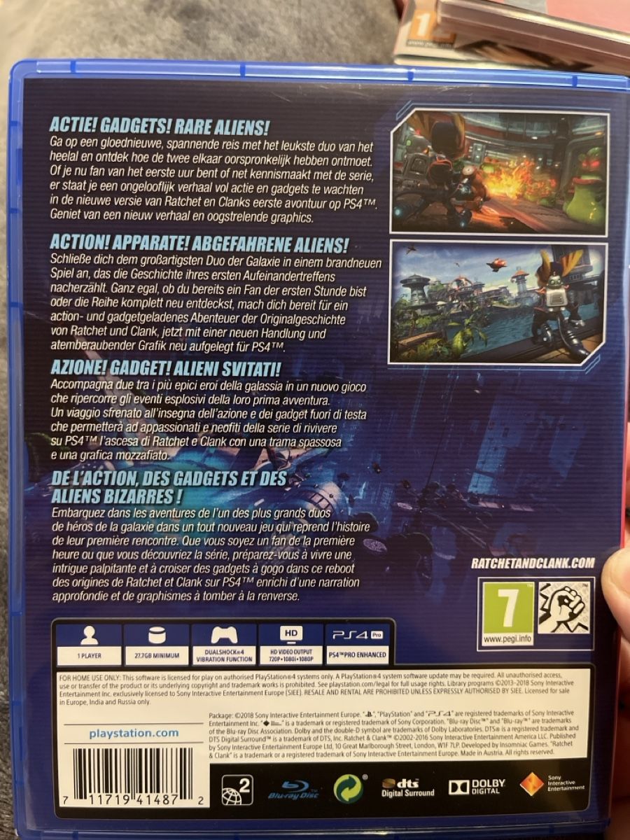 Sony Spiele: Ratchet and Clank PS4 – Gebraucht aus Dallenwil von Cornefroggii 1