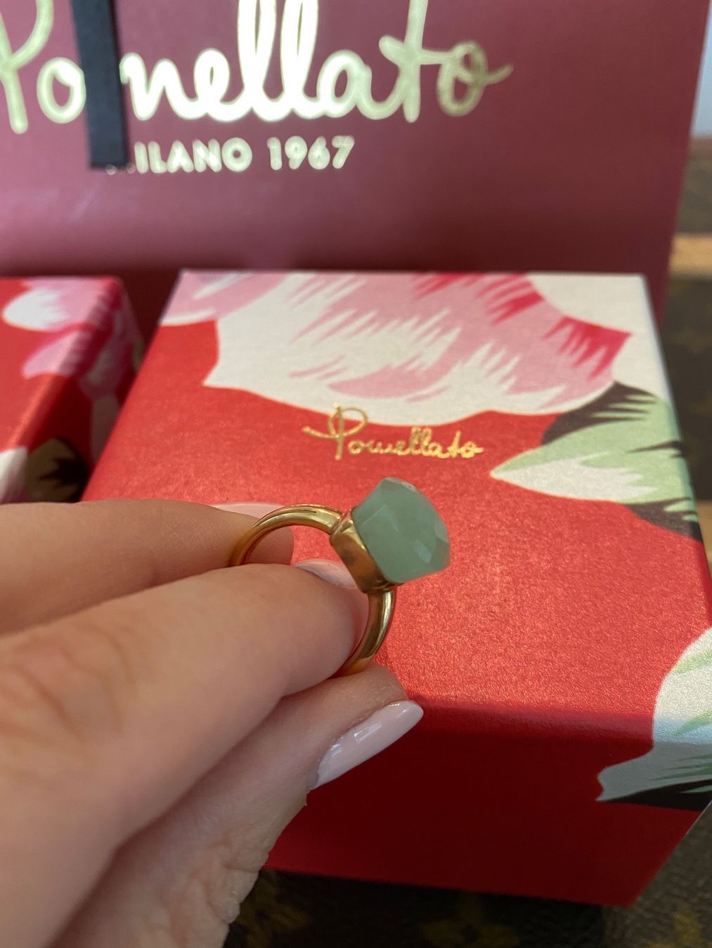 Anelli: Fingering, rosegold, Jade – Usato da Kilchberg ZH venduto da happyymee