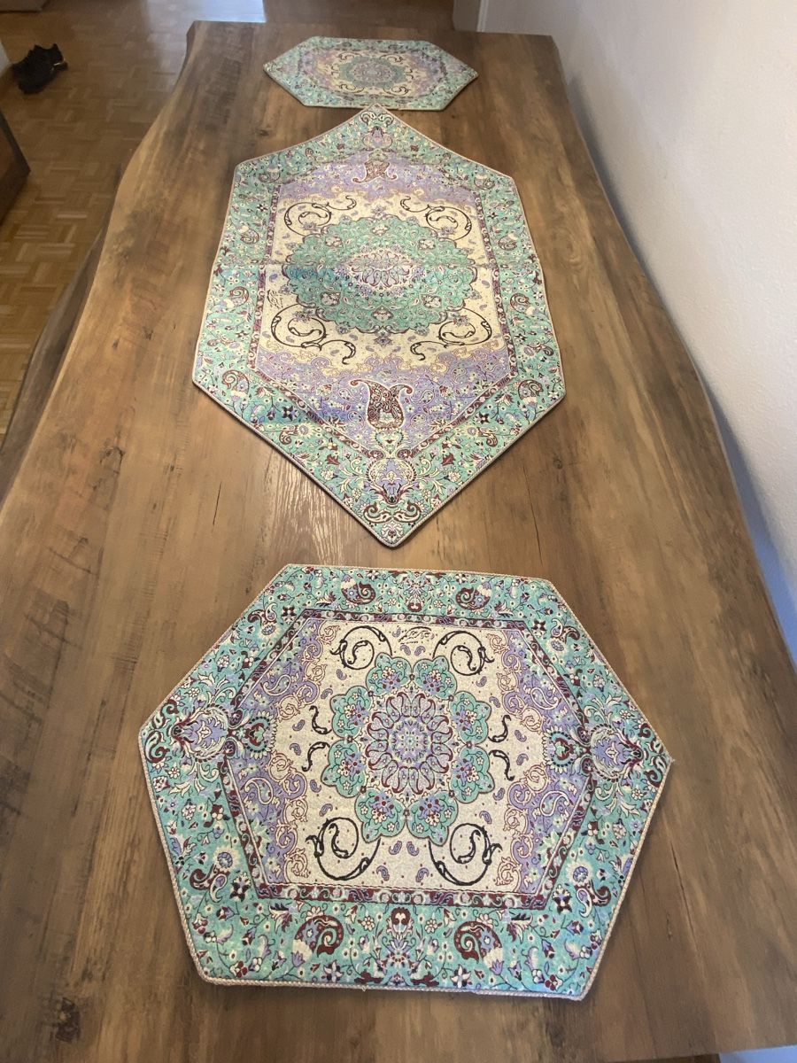 Coperte: Tischdecke 4 Teilen – Nuovo e nell'imballaggio originale da Bülach venduto da Nasser2008 1
