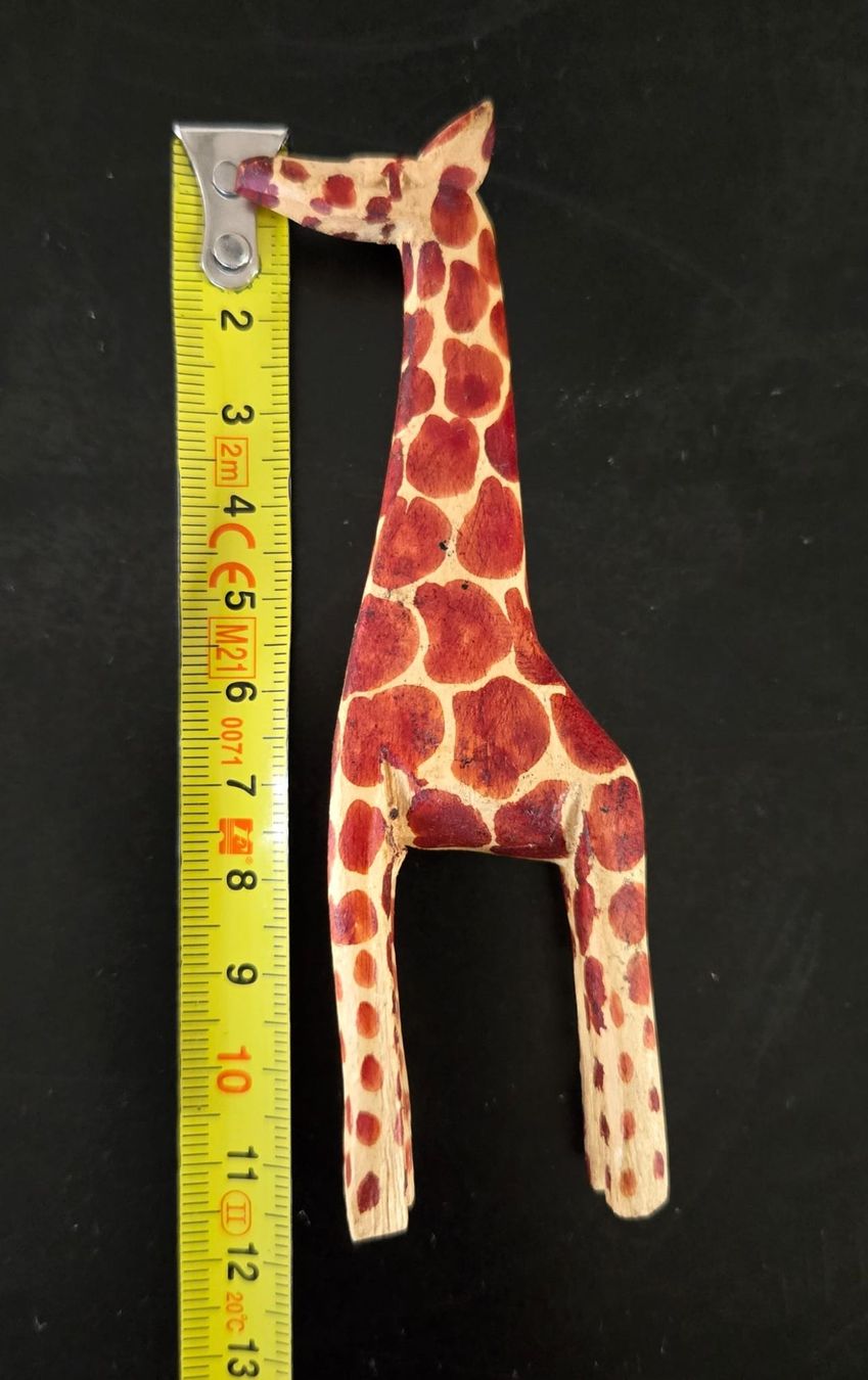 Figuren: Holz Giraffe und Elefant, Handarbeit, Deko – Gebraucht aus Rheinsulz von Dred 8