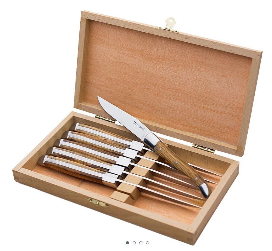Coltelli: Steakmesserset neu + ungebraucht – Nuovo e nell'imballaggio originale da Rothenburg venduto da Fbuesche1