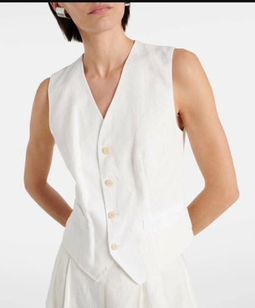 Ralph Lauren White Vest Top
