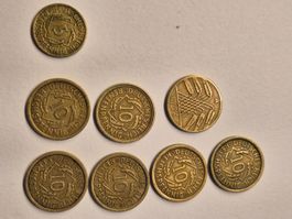 Reichspfennig Münzen Numismatik Deutschland Rentenpfennig