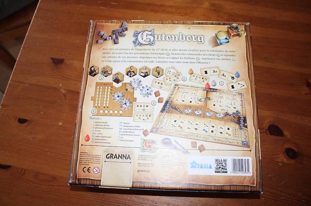 Giochi: Jeu de société Gutenberg – Nuovo (secondo la descrizione) da Arnex-sur-Orbe venduto da MarjoJ 1