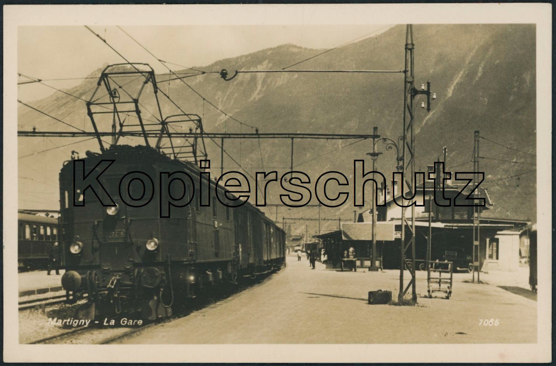 Cartoline postali: VS Martigny - Bahnhof - Bahn – Nuovo (secondo la descrizione) da Schindellegi venduto da leecollect