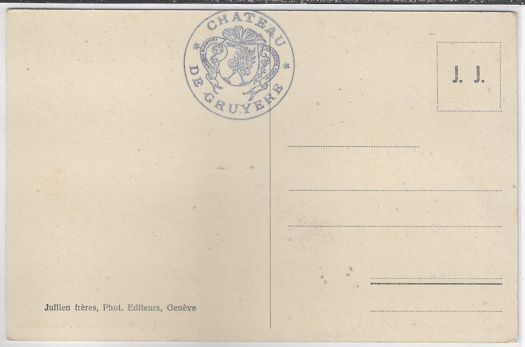 Cartoline postali: Gruyeres - Le Chateau – Usato da Ettingen venduto da Kartenplanet 1