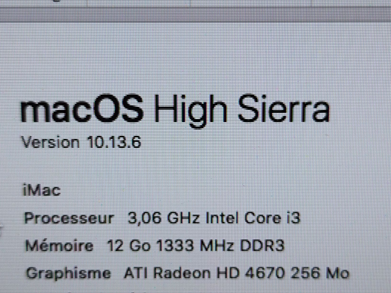 Apple PC: iMac 21.5" 2010 Intel Core i3 12 Go RAM 500 Go HDD – Usato da Farvagny-le-Grand venduto da LaCaverne 6