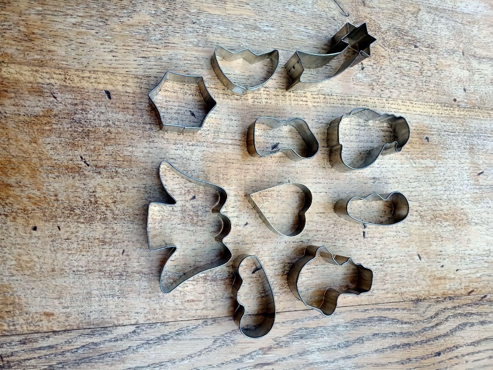 Backformen: Ausstechformen, Guetzliformen-Set, 10-teilig Metall – Gebraucht aus Flamatt von Marpou 1