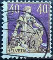 1908 Helv. m. Schwert Zst 107 Voll-⦿ Sierre SBK 120.-