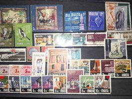 Lot Malta Briefmarken