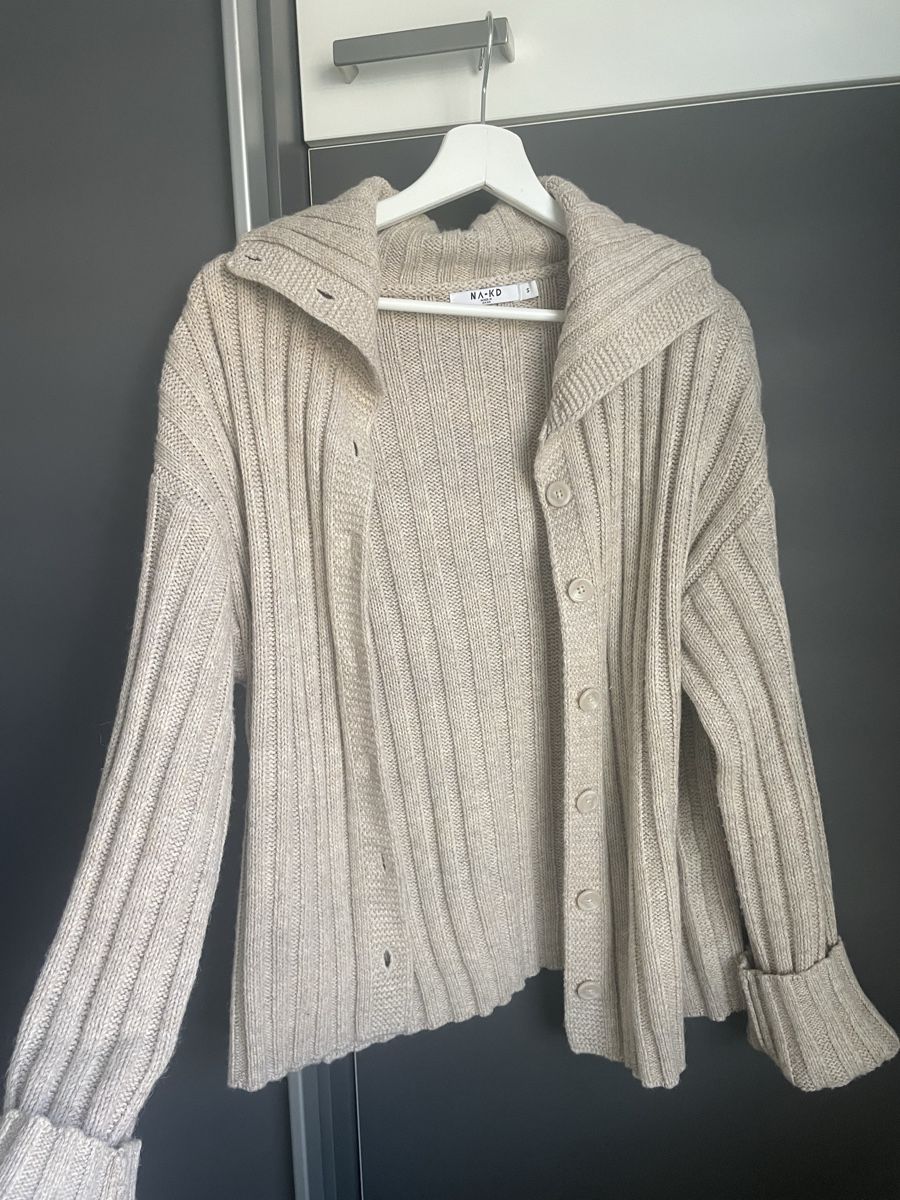 Na-kd Giacche: Strickjacke NA-KD Beige Gr. S  – Nuovo (secondo la descrizione) da Interlaken venduto da sa.manta