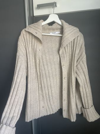 Strickjacke NA-KD Beige Gr. S 
