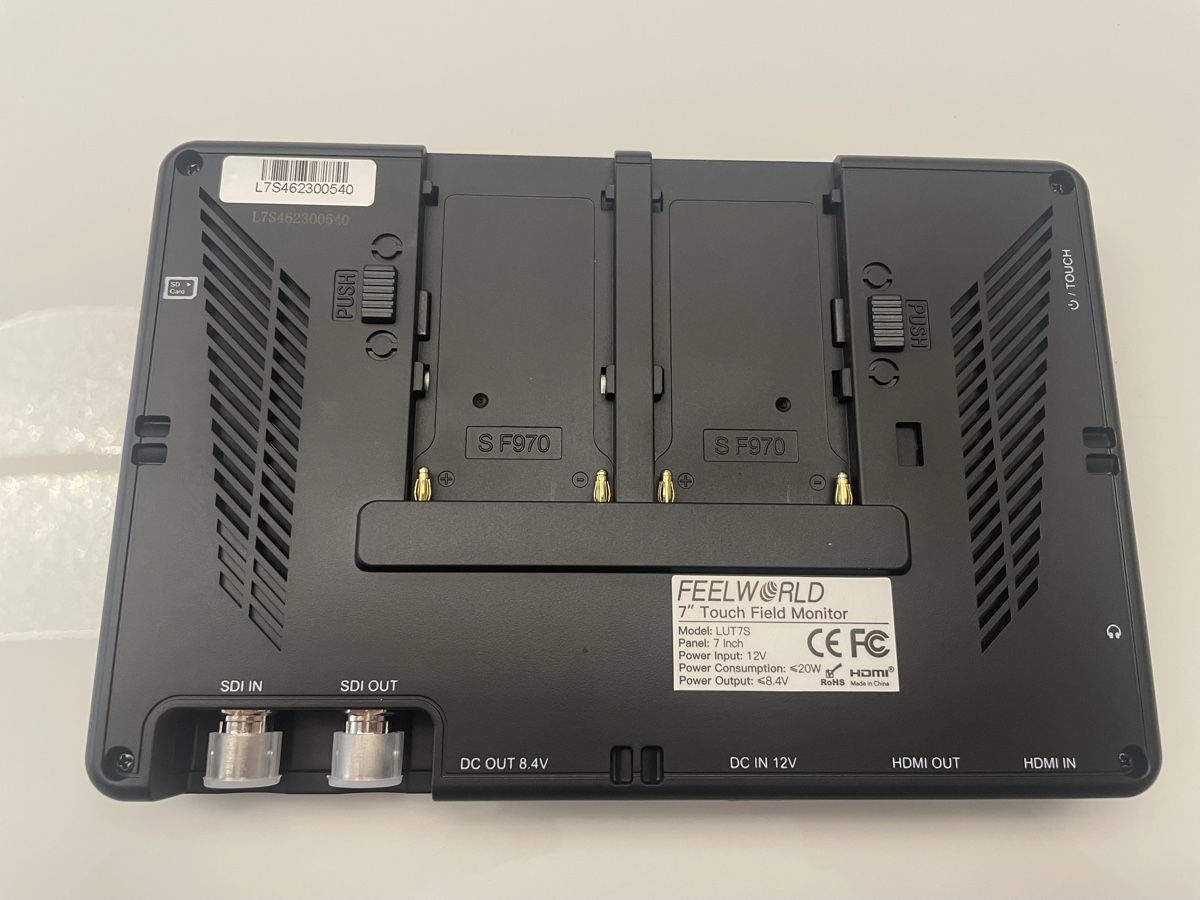 Monitor: Monitor Ecran 7 pouces HDMI SDI Feelworld Lut7s – Nuovo e nell'imballaggio originale da Bottens venduto da 2Lens 3