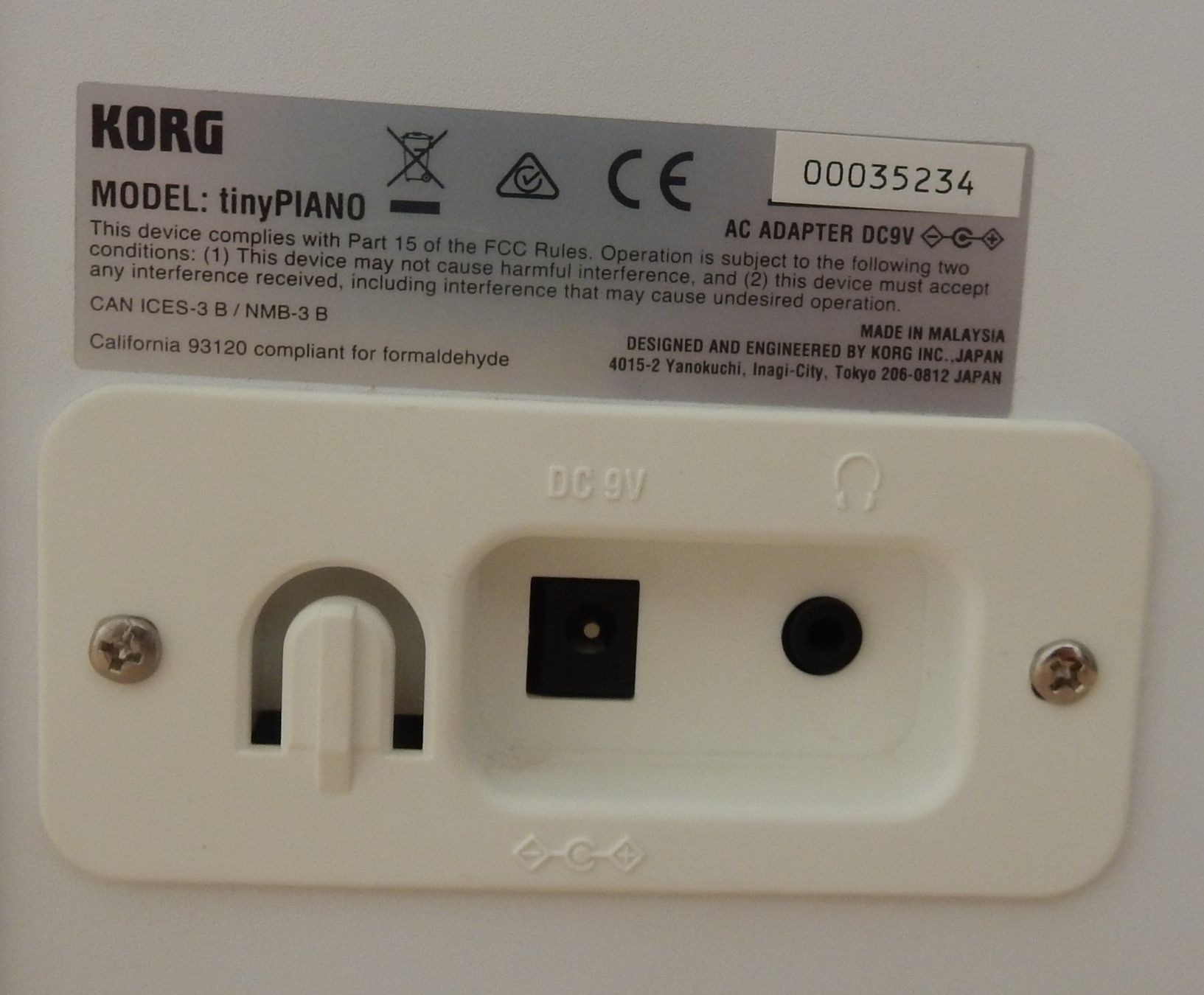 Korg Musikinstrumente: tinyPIANO Korg – Gebraucht aus Roggliswil von Raven660 4