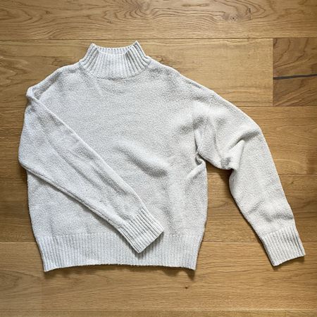 Bershka Strickpullover Beige, Rollkragen, Gr. S, Top!