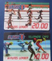 2 Prepaid CH Telefonkarten FLASH Vintage, SPORT 10+20Fr.