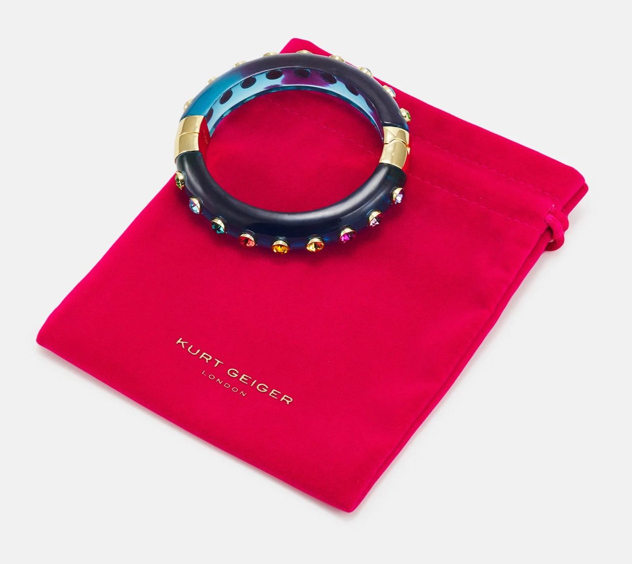 Bracciali & Braccialetti: *Kurt Geiger London MEDIUM BANGLE - Armband, blau – Nuovo e nell'imballaggio originale da Oberaach venduto da Dandy2021 3