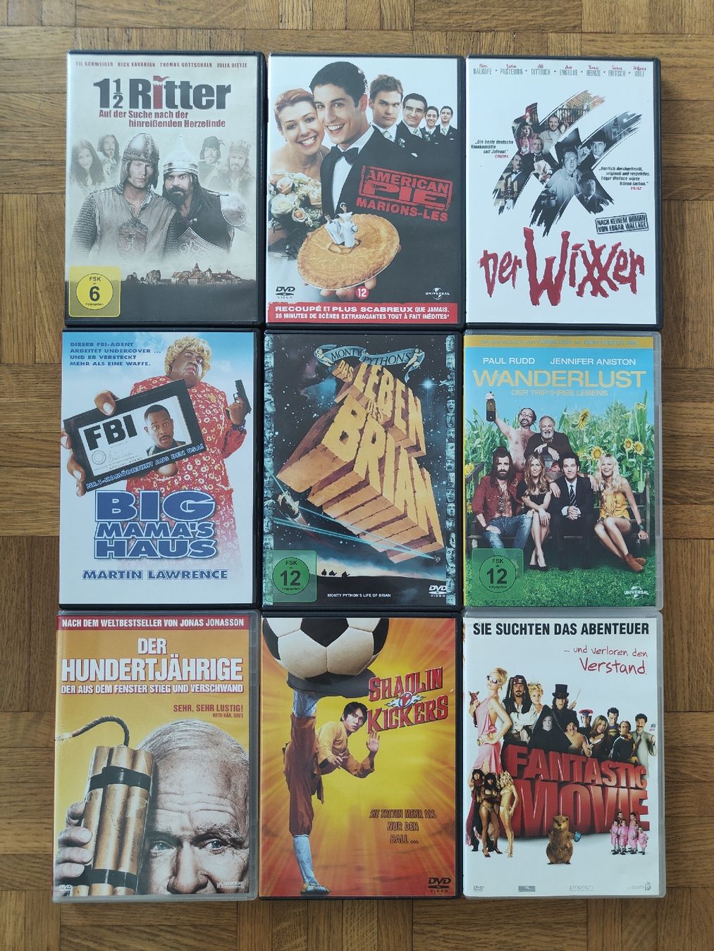 Alle DVDs: 9 DVDs Action Komödie – Gebraucht aus Jona von Simon7