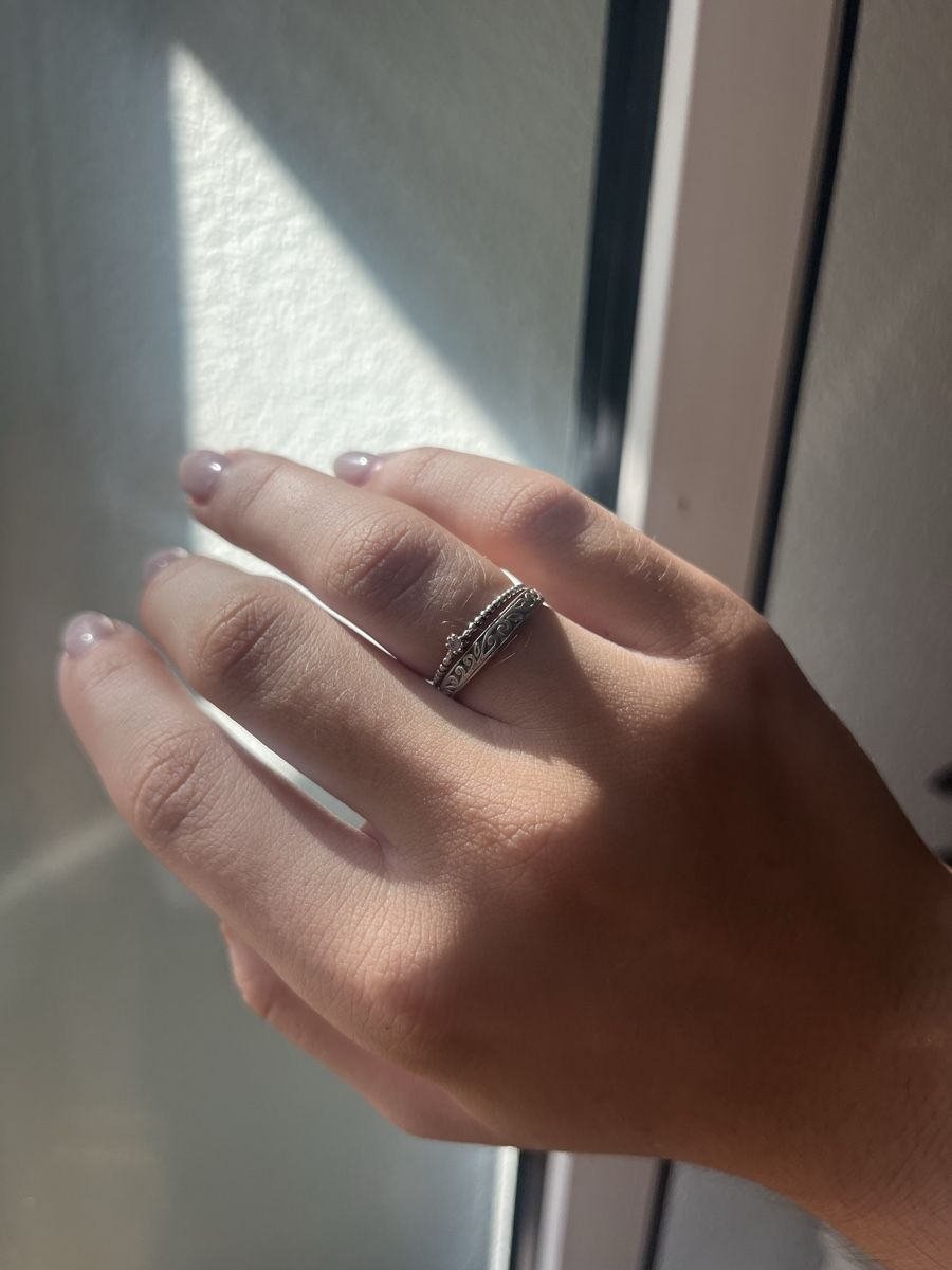 Anelli: Two rings sterling silver  – Usato da Zürich venduto da sunshinezuerich