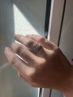 Two rings sterling silver 