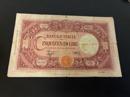 500 liras 1943