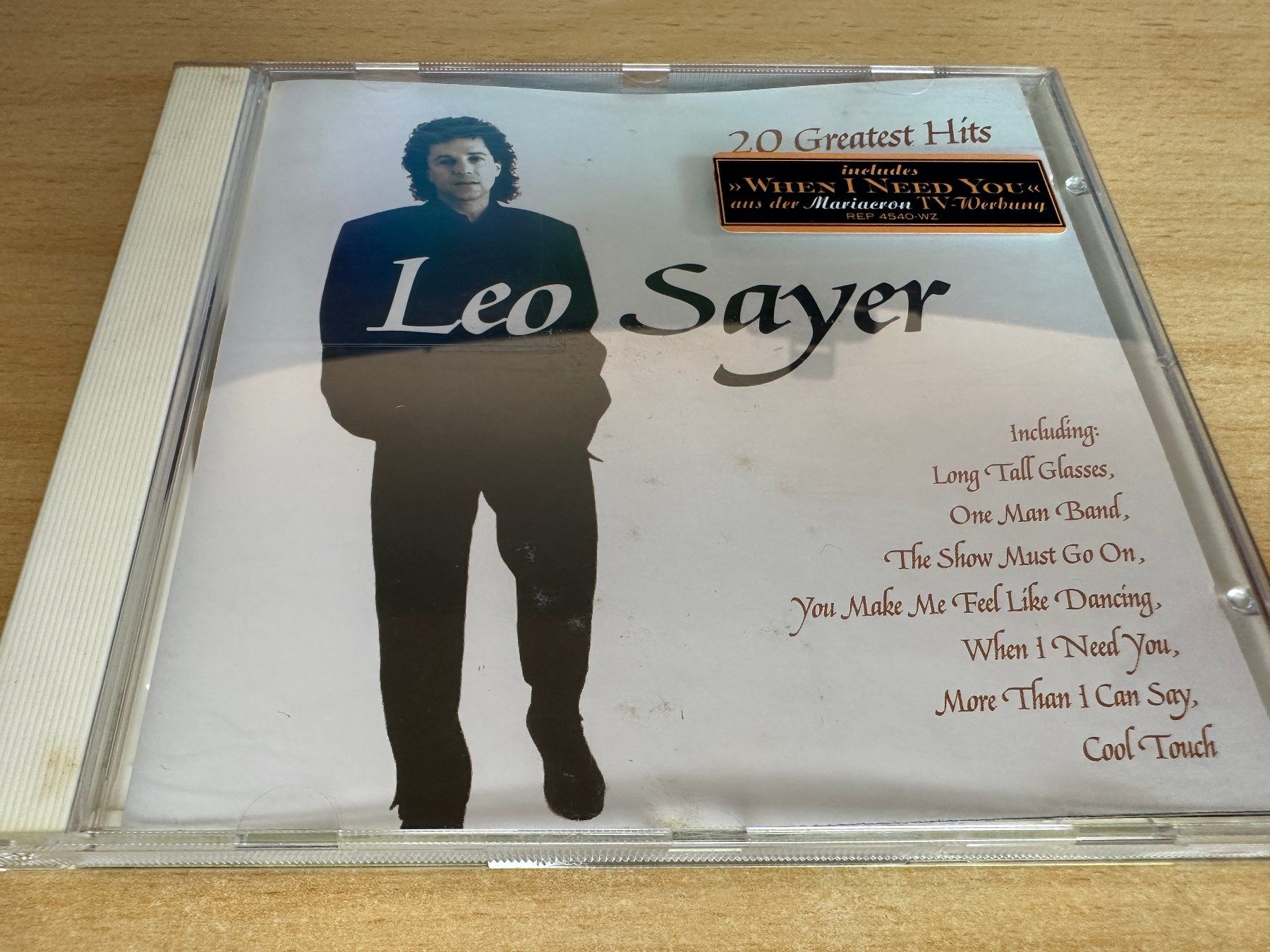 CD: Leo Sayer – 20 Greatest Hits – Usato da Rikon im Tösstal venduto da Alpenmutz