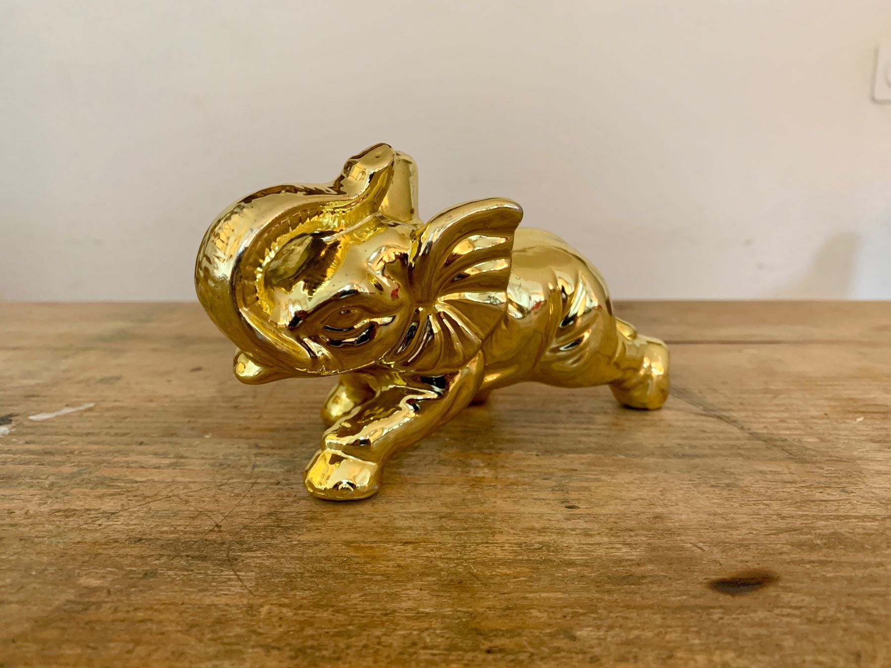 Statuette: Goldene Figur/ Skulptur Elefant – Usato da Zürich venduto da Les_Zurichois 1