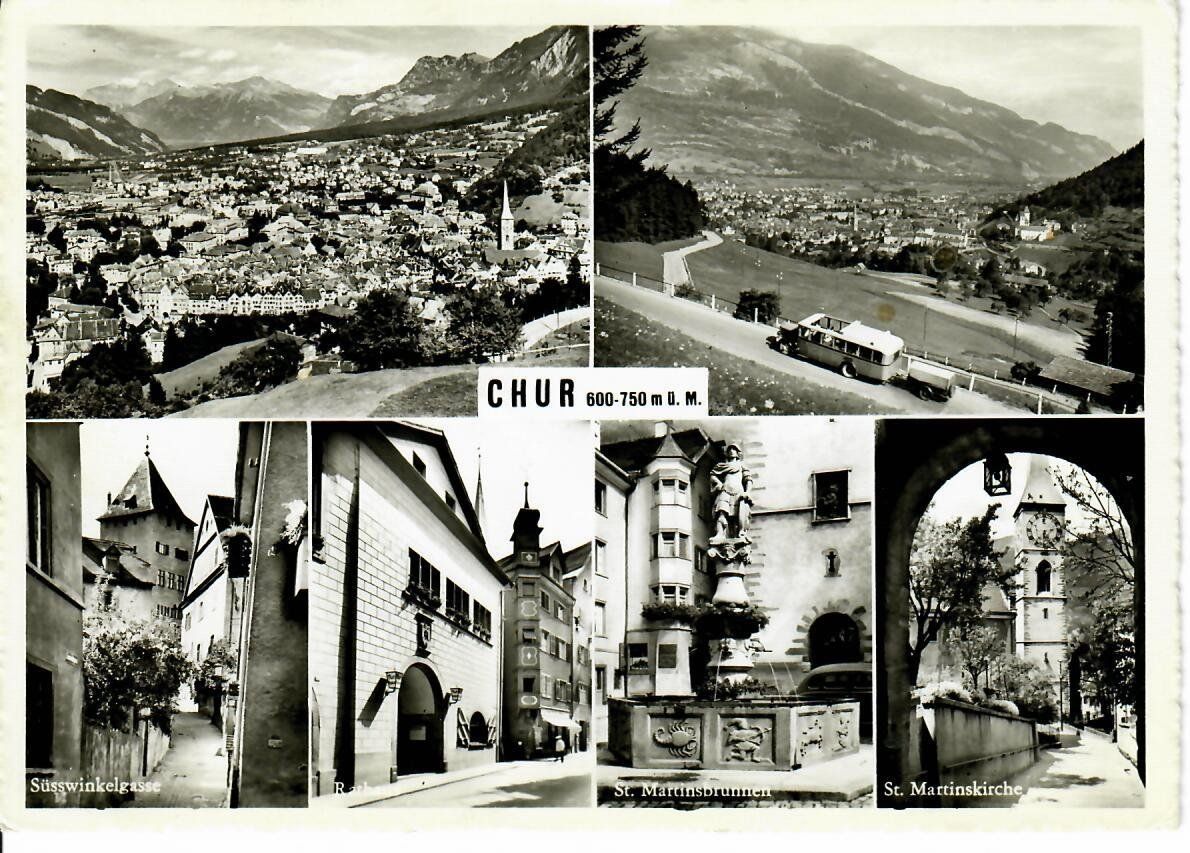 Cartoline postali: Chur – Usato da Hochdorf venduto da Ziegel-16