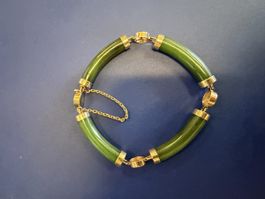 Armband Jade Gold 18K 18.12g gutem Zustand