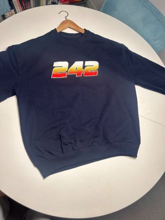 242 "Road Rage" Crewneck // Navy Blue Taille/Grösse M