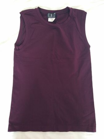 Women's I.N.C. Sleeveless Top, Size S, Burgundy