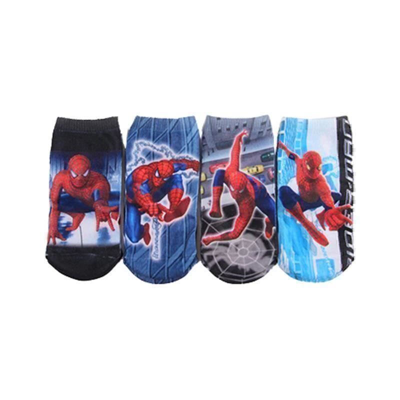 Calze per bambini: Lot de 4 pairs chaussettes Spiderman – Nuovo e nell'imballaggio originale da Gurmels venduto da Swisspod