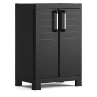 Kunststoffschrank Mehrzweckschrank niedrig 65x45x97cm innen