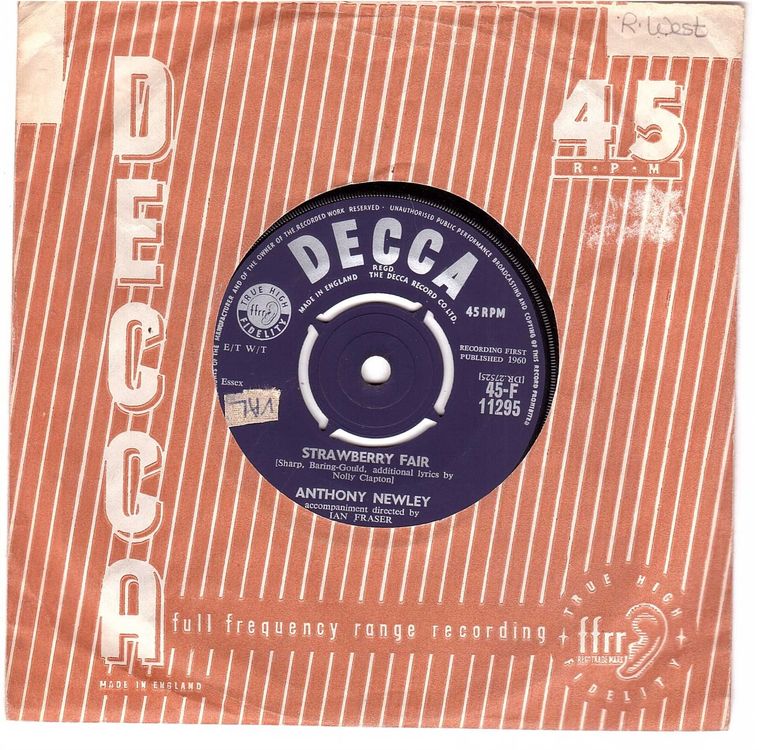 Anthony newley strawberry fair Kaufen auf Ricardo