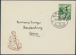 1933 - Pro Juventute Briefli - Arosa GRS