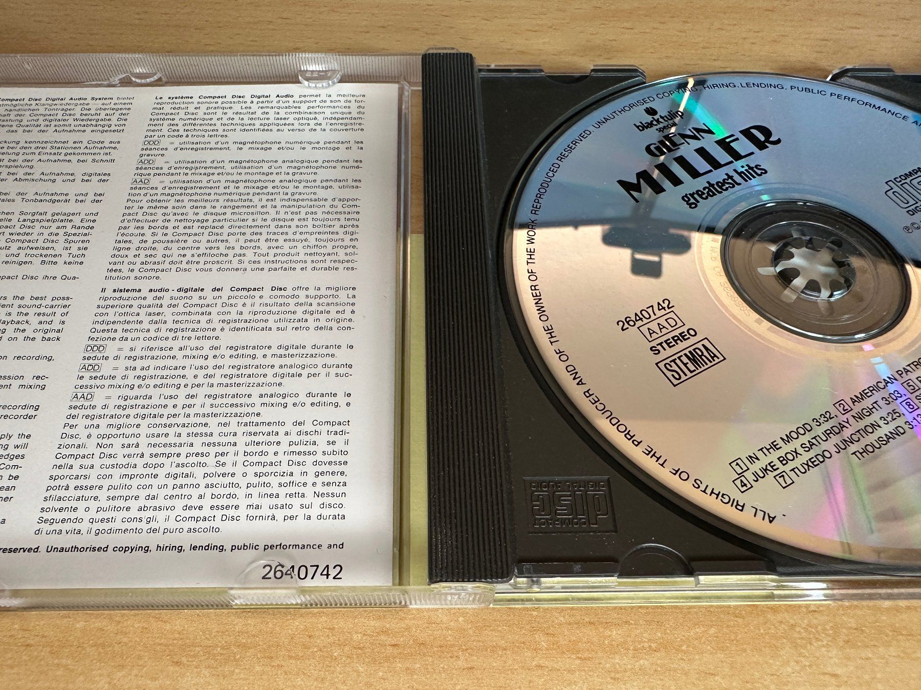 CDs: Glenn Miller – Greatest Hits – Gebraucht aus Rikon im Tösstal von Alpenmutz 2
