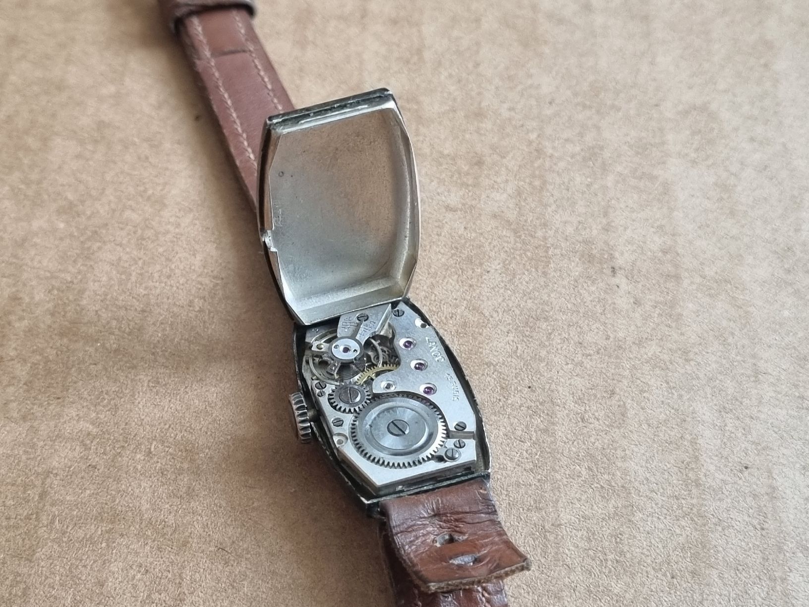 Lanco Orologi: Lanco 0.800 Silber Uhr – Usato da Schaffhausen venduto da Leveron13