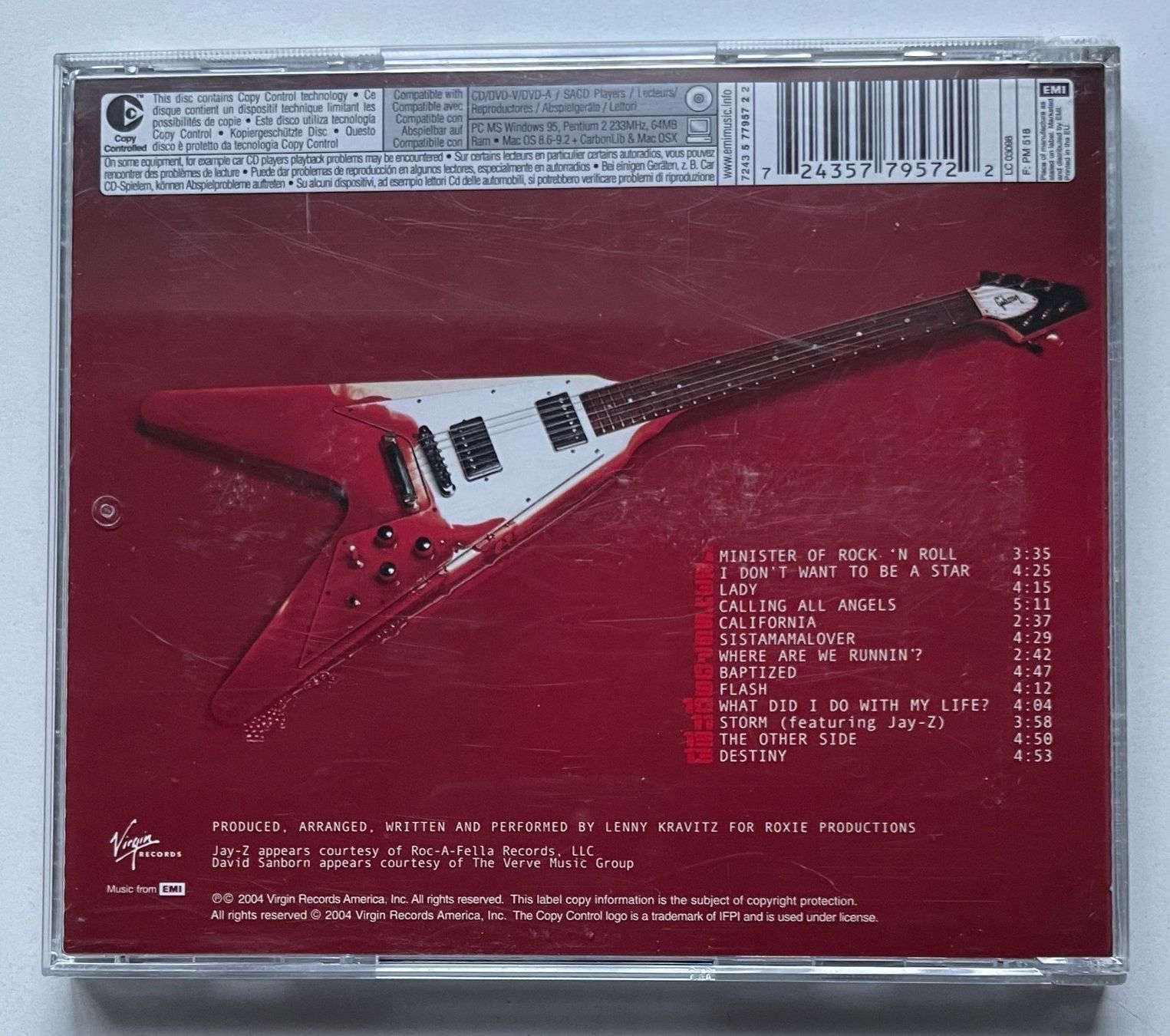 CD: Lenny Kravitz / Baptism – Usato da Näfels venduto da rottabi 1