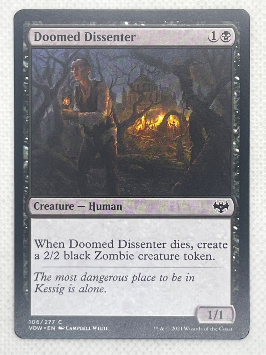 Magic The Gathering Carte collezionabili: MTG Doomed Dissenter VOW 106 Englisch Common – Usato da Hinterkappelen venduto da Kim1992
