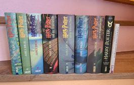 9 x Harry Potter Bücher - gebunden