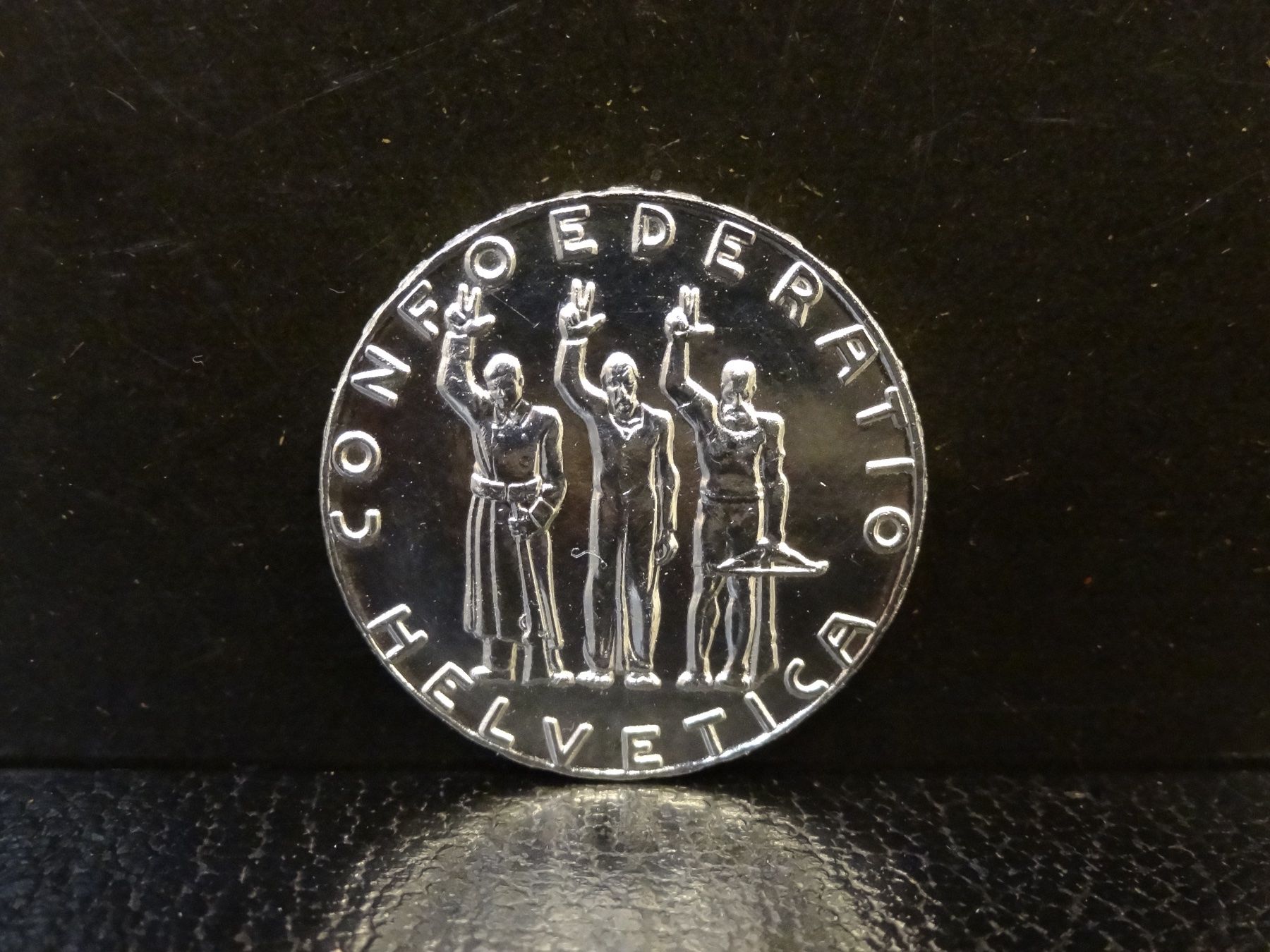 Tutti le monete: 5 Franken Gedenkmünze Silber 1941 – Usato da Kerzers venduto da bottlesandboxes 3