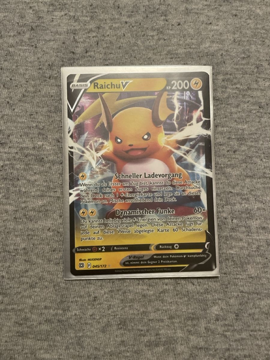 Pokémon Carte collezionabili: Raichu V Strahlende Sterne – Nuovo (secondo la descrizione) da Flawil venduto da Duft-Alchemist