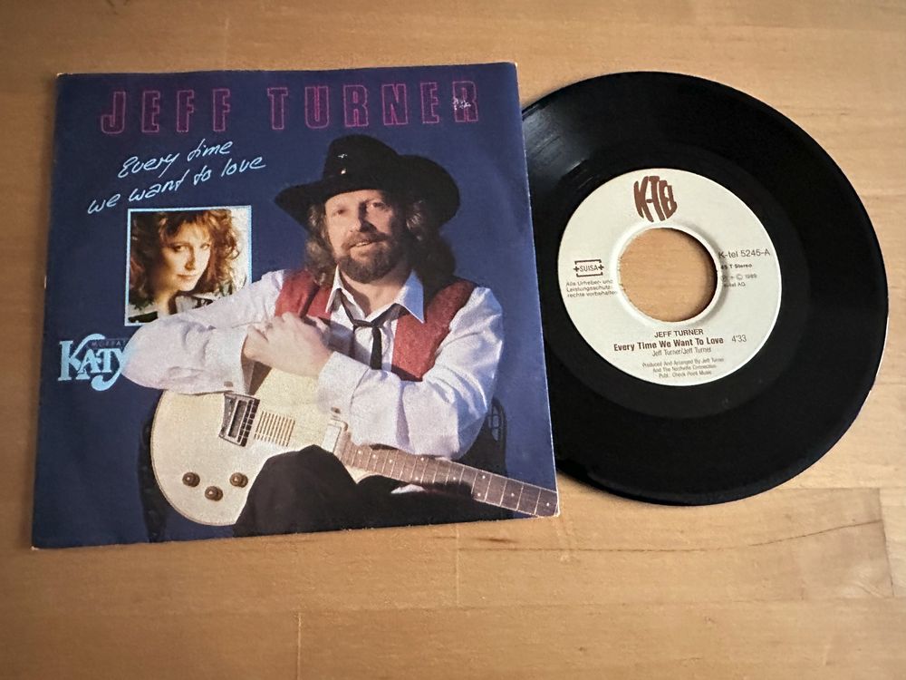 JEFF TURNER Every tim we want to love Single SWISS 80's (Gebraucht) in ...