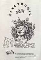 Flipper „Bally Medusa“ Servicehandbuch und Schaltpläne