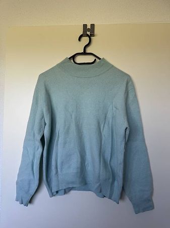 Feiner Pullover Gr.S 50% Kaschmir 50% Wolle hellblau/min...