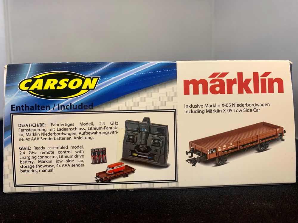 RC Modell Carson VW T1 Bus mit Niederbordwagen M 1:87 (Neu und ...