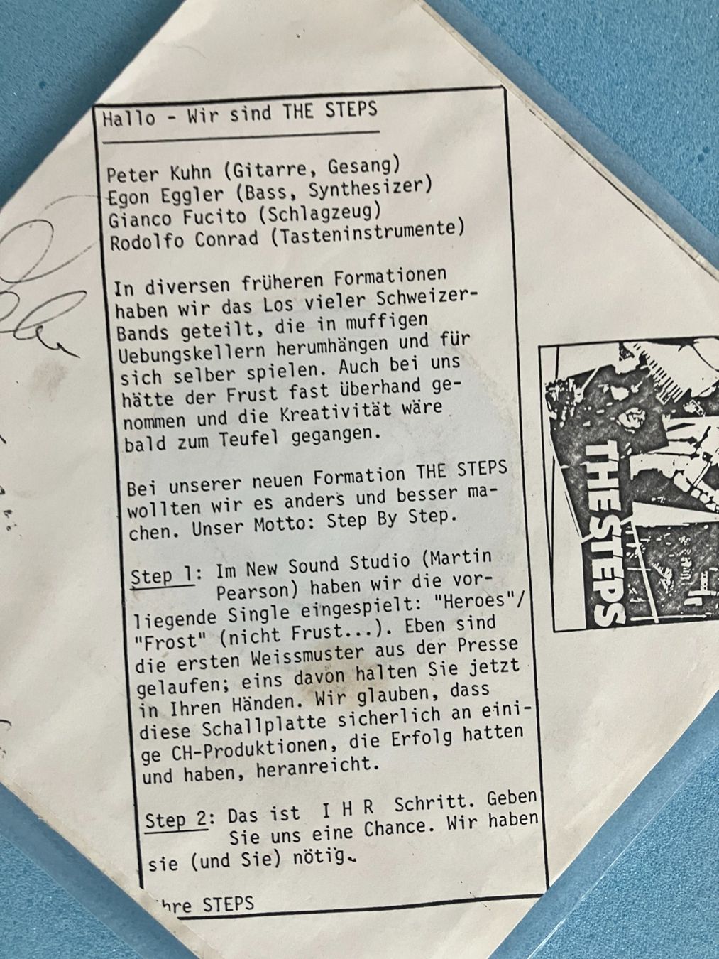 Schallplatten: The Steps – Gebraucht aus Aarwangen von Jukebox3 2