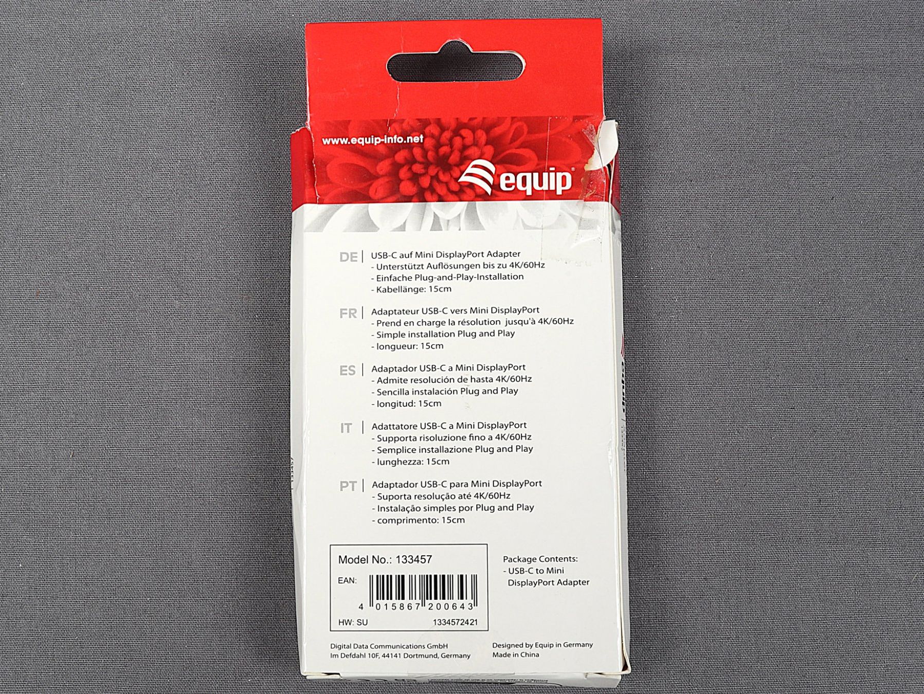 Lecteurs & Adaptateurs: EQUIP USB-C zu Mini DisplayPort Adapter – Neuf (Voir description) à Steinen par Restwert_Steinen 2
